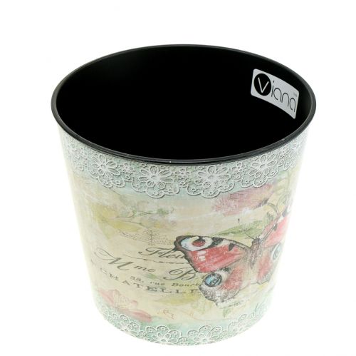 Floristik24 Vintage planter butterfly Ø13cm