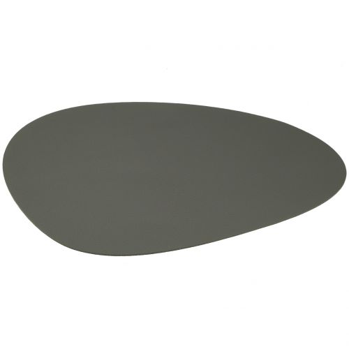 Floristik24 Placemat Faux Leather Gray 4pcs