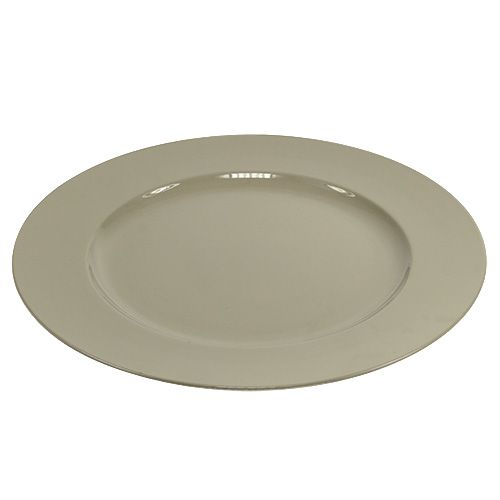 Product Charger plate Ø33cm platinum grey