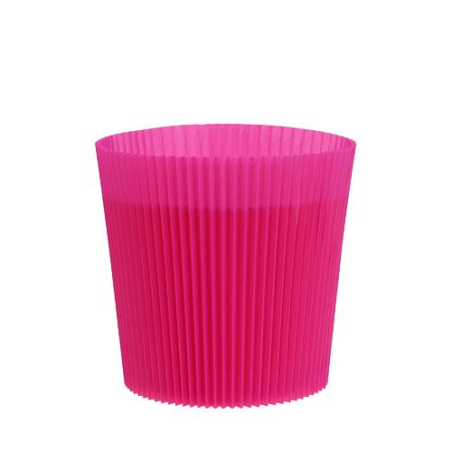 Floristik24 Pleated cuffs Cerise 10.5cm 100 pieces