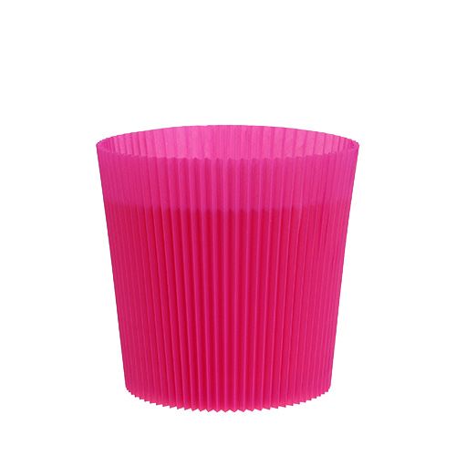 Pleated cuffs Cerise 10.5cm 100p.