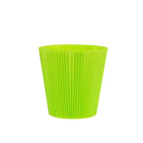 Floristik24 Pleated cuffs light green 8.5cm 100p