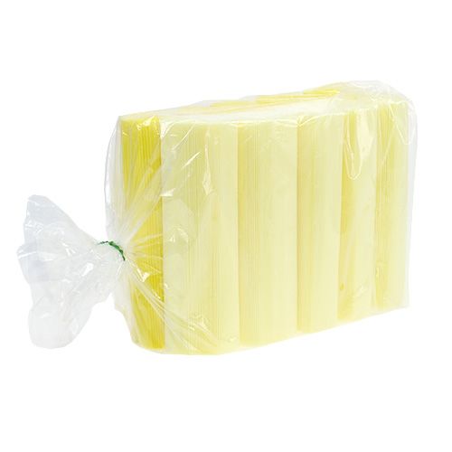Floristik24 Pleated Cuffs Light Yellow 18,5cm 100pcs.
