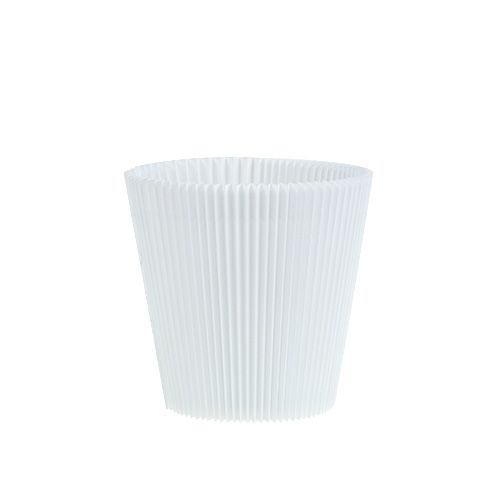 Product Pleated cuffs white 8.5cm 100p