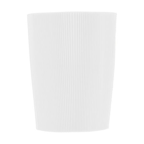 Product Pleated cuffs for flower pots white 14.5cm 100 pcs