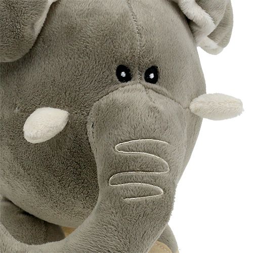 Floristik24 Plush elephant 35cm gray
