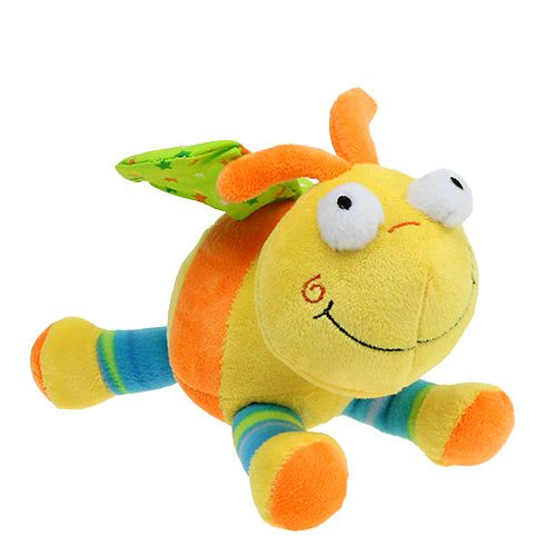 Floristik24 Plush butterfly 22,5cm yellow