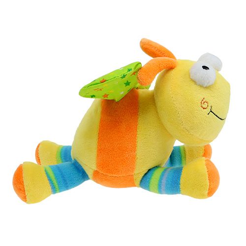 Floristik24 Plush butterfly 22,5cm yellow