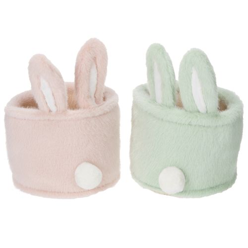 Easter decoration bunny storage baskets for children's rooms and living rooms, 18cm, 2 pieces
