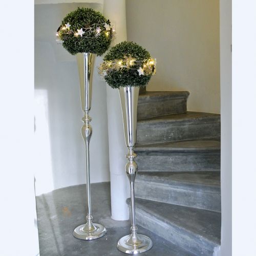 Floristik24 Cup vase silver Ø15cm H75cm