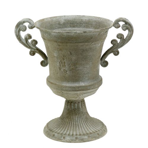 Antique cup gray Ø14.5cm H21cm Antique cup gray Ø14.5cm H21cm