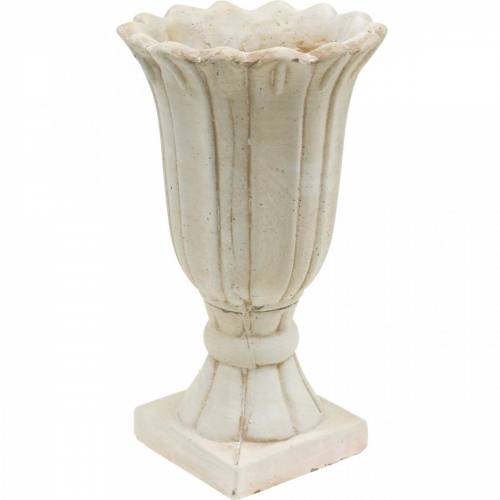 Planter, cup tulip, decorative goblet, amphora for planting Ø14.5cm H25.5cm