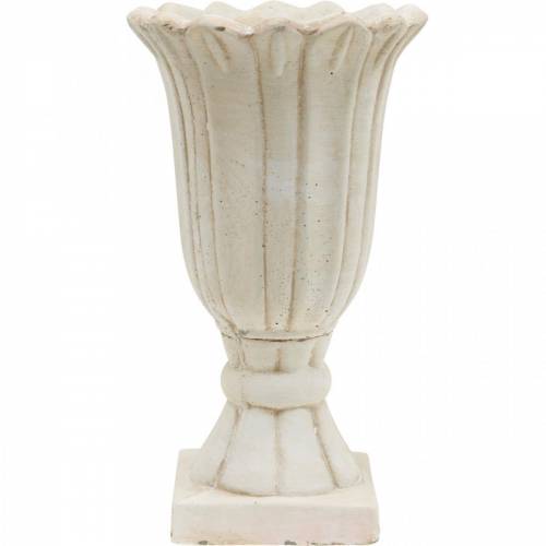 Floristik24 Planter, cup tulip, decorative goblet, amphora for planting Ø14.5cm H25.5cm