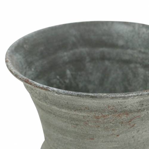 Floristik24 Plant Cup Goblet Antique Gray Ø7.5cm H9cm