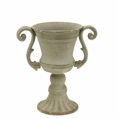Floristik24 Trophy bowl grey Ø11cm H19cm