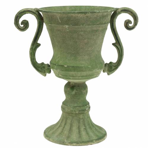 Floristik24 Trophy Bowl Green Ø11cm H19cm