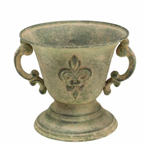 Floristik24 Cup bowl vintage green Ø15cm H14cm