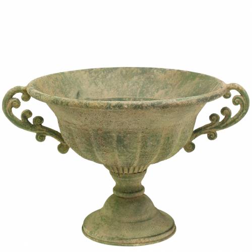 Floristik24 Cup bowl antique green Ø26cm H20.5cm