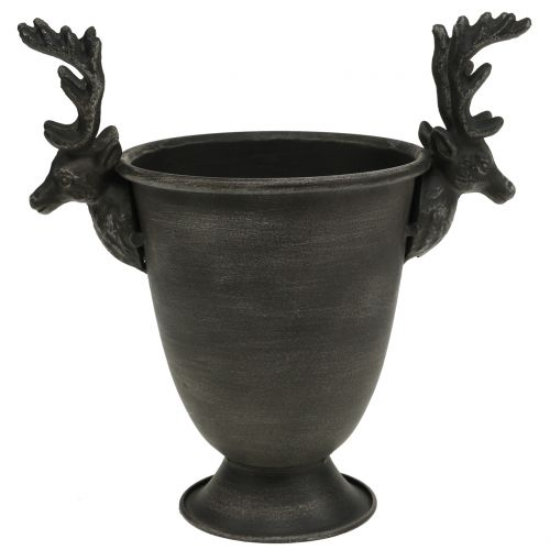 Floristik24 Cup with deer heads Ø21cm H28.5cm