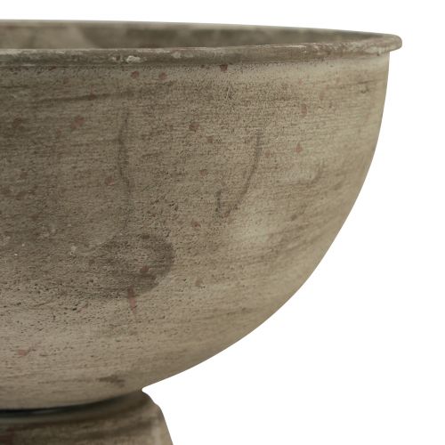 Product Trophy bowl decorative trophy metal grey Ø12.5/15cm set of 2