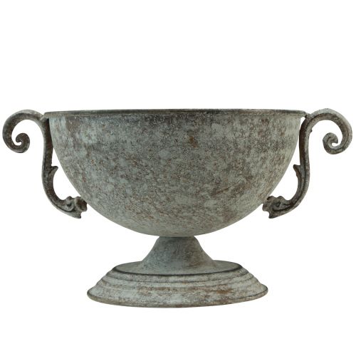 Product Cup bowl decorative bowl metal brown white antique Ø20.5cm