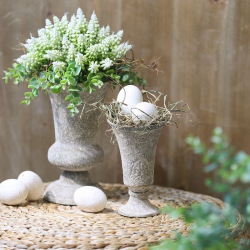 Product Cup Vase Metal Antique Decorative Vase Base Ø16.5cm H24cm