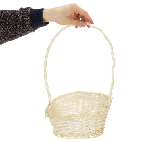 Gift basket 27cm x 18cm H43cm light | Floristik24.co.uk