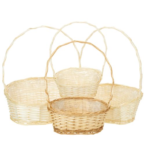 Gift basket, wicker, handles, various sizes buy online | Floristik24.co.uk