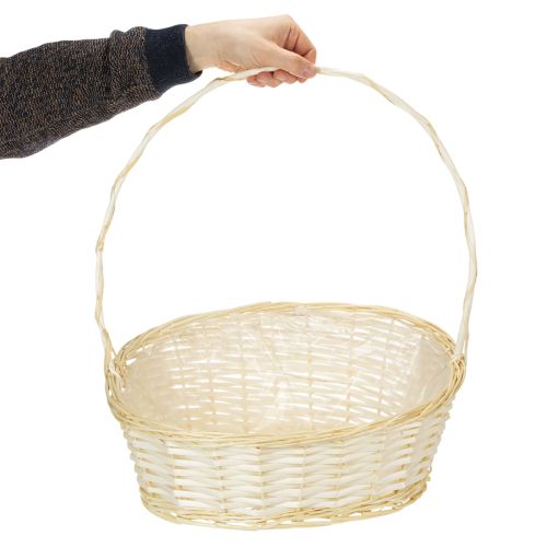Gift basket, wicker basket, 44cm x 36cm | Floristik24.co.uk