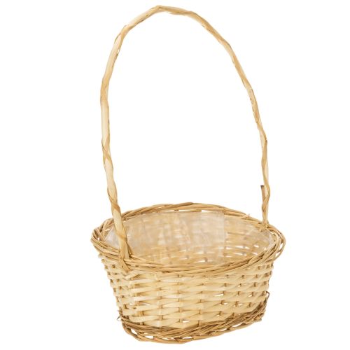 Gift basket approx. 30cm x 23cm, light-colored buy online | Floristik24.co.uk