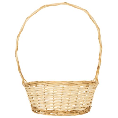 Gift basket approx. 30cm x 23cm, light-colored | Floristik24.co.uk