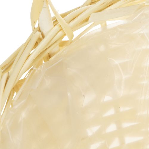 Gift basket approx. 38cm x 27cm, light-colored | Floristik24.co.uk