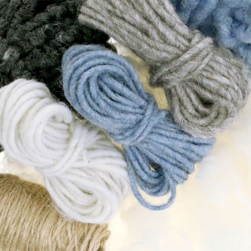 Product Bastelset Lehner wool blue/gray/nature