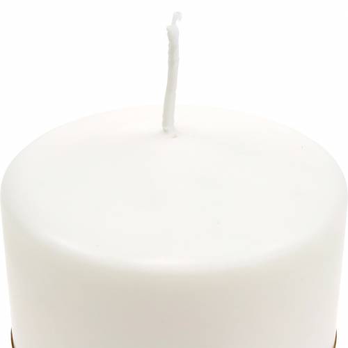Product PURE Nature pillar candle, sustainable natural candle made from stearin and rapeseed wax 90/70mm