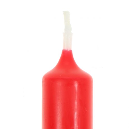 Product Pyramid candles red 24 pcs