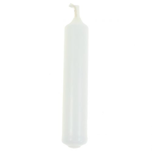 Product Pyramid Candles White Small Candles 6.5cm 24 pcs
