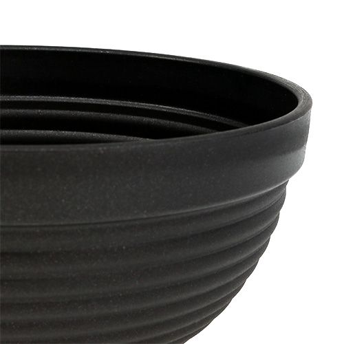 Product R-bowl plastic anthracite 19cm, 10pcs