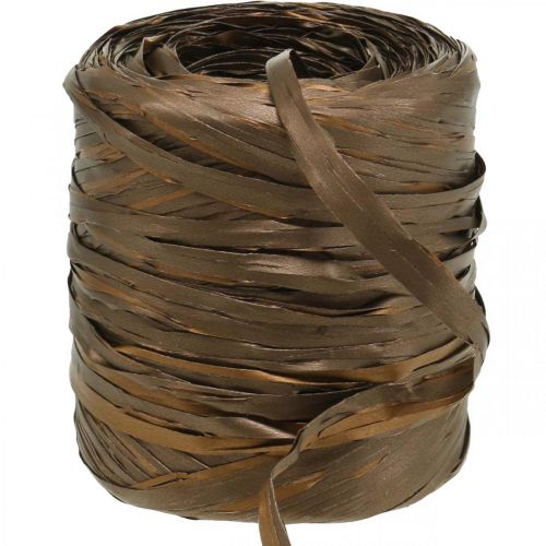 Product Raffia Ribbon Brown Bicolor Gift Ribbon Decorative Ribbon 200m