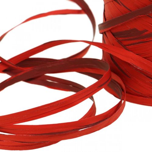 Product Raffia Ribbon Red Bordeaux Gift Ribbon Bast Ribbon Decorative Ribbon 200m