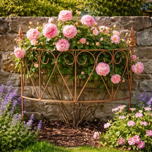 Product Garden stake, metal trellis for flower beds and versatile garden decoration, 60cm