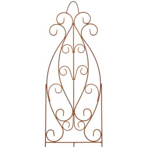Metal garden trellis, decorative plant support for climbing plants, 93cm