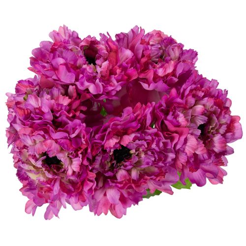 Product Artificial ranunculus flower, a detailed replica for living room and office decoration, 55cm, 6 pieces