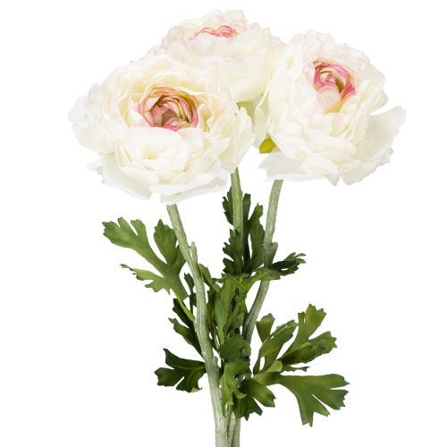 Product Artificial ranunculus with delicate blossoms for stylish and easy-care decoration, 51cm, 3 pieces.