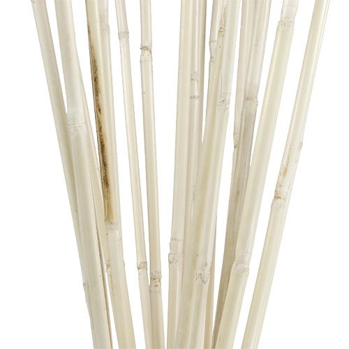 Floristik24 Rattan rods white washed 100cm 20pcs