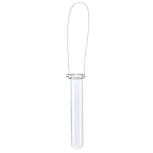 Test tube decorative glass for hanging mini vase Ø2.4cm H22.5cm