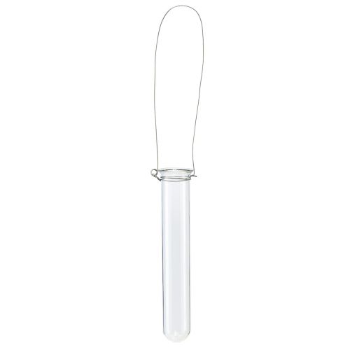 Floristik24 Test tube decorative glass for hanging mini vase Ø2.4cm H22.5cm