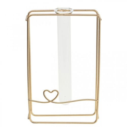 Product Test tube holder metal, test tube stand, test tube decoration 17.5cm