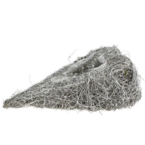 Vine heart for planting white washed 35cm x 23cm 1pc | Floristik24.co.uk