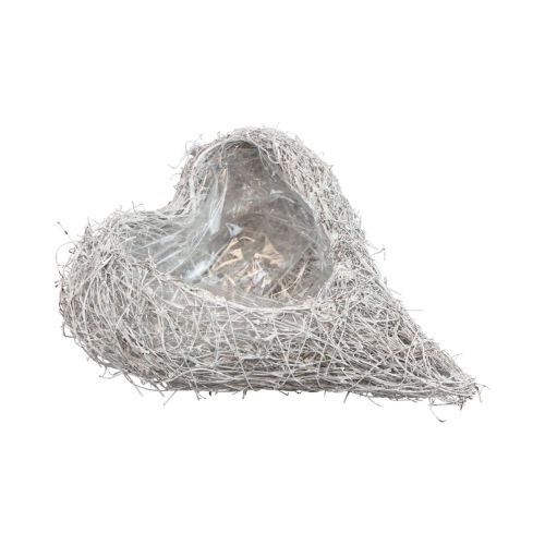 Product Rebenherz Plant Heart Plant Bowl White Natural 16×21×8cm