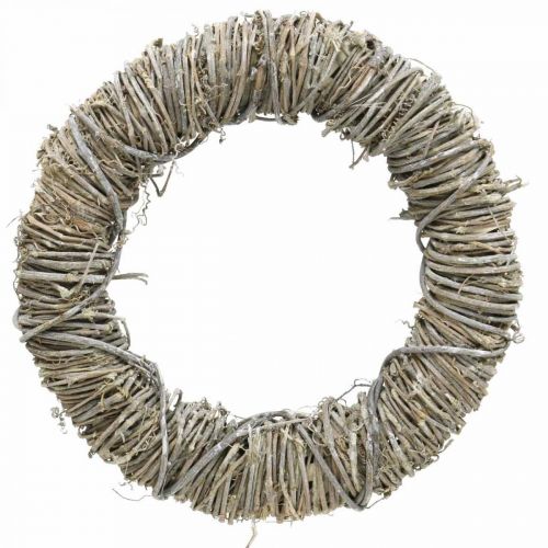 Vine wreath autumn wreath door wreath vines white washed Ø30cm
